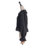 シャーリングフリル丸襟ブラウス | axes femme | 詳細画像5 