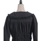 シャーリングフリル丸襟ブラウス | axes femme | 詳細画像9 