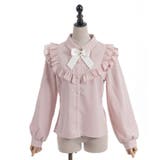 ブローチ付きヨークフリルブラウス | axes femme | 詳細画像13 