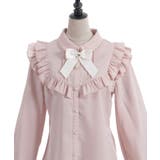 ブローチ付きヨークフリルブラウス | axes femme | 詳細画像16 