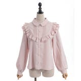 ブローチ付きヨークフリルブラウス | axes femme | 詳細画像18 