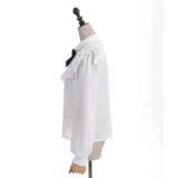 ブローチ付きヨークフリルブラウス | axes femme | 詳細画像22 