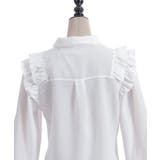 ブローチ付きヨークフリルブラウス | axes femme | 詳細画像26 