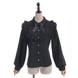 ブローチ付きヨークフリルブラウス | axes femme | 詳細画像5 