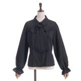 ボウタイリボン付きフリルブラウス | axes femme | 詳細画像6 