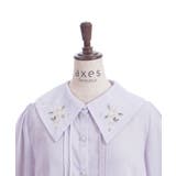 金木犀刺繍襟ブラウス | axes femme | 詳細画像15 