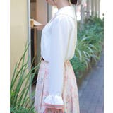 金木犀刺繍襟ブラウス | axes femme | 詳細画像2 