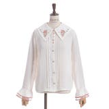 金木犀刺繍襟ブラウス | axes femme | 詳細画像21 