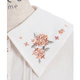 金木犀刺繍襟ブラウス | axes femme | 詳細画像26 