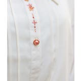 金木犀刺繍襟ブラウス | axes femme | 詳細画像7 