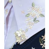 金木犀刺繍襟ブラウス | axes femme | 詳細画像9 