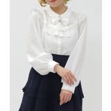 リボンジャボ付きブラウス | axes femme | 詳細画像1 