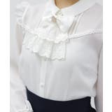 リボンジャボ付きブラウス | axes femme | 詳細画像10 