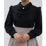 リボンジャボ付きブラウス | axes femme | 詳細画像6 