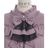 リボン×ジャボブローチ付ブラウス | axes femme | 詳細画像11 