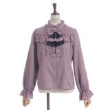 リボン×ジャボブローチ付ブラウス | axes femme | 詳細画像6 