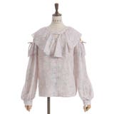 肩開きチョーカー風フリルブラウス | axes femme | 詳細画像18 