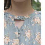 肩開きチョーカー風フリルブラウス | axes femme | 詳細画像8 