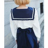 2WAYリボンセーラーブラウス | axes femme | 詳細画像3
