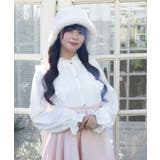 スタンドカラー肩フリルブラウス | axes femme | 詳細画像4