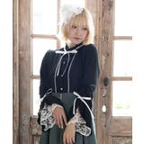 黒 | スタンドカラー姫袖風ブラウス | axes femme