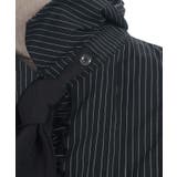 タイ付き襟金具デザインブラウス | axes femme | 詳細画像14 