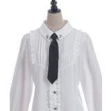 タイ付き襟金具デザインブラウス | axes femme | 詳細画像20 