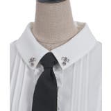 タイ付き襟金具デザインブラウス | axes femme | 詳細画像22 