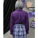 タイ付き襟金具デザインブラウス | axes femme | 詳細画像3 