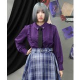 タイ付き襟金具デザインブラウス | axes femme | 詳細画像6 