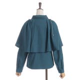 連釦×チェーン付ケープ風ブラウス | axes femme | 詳細画像14