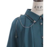 連釦×チェーン付ケープ風ブラウス | axes femme | 詳細画像15