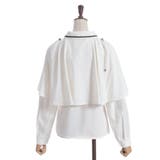 連釦×チェーン付ケープ風ブラウス | axes femme | 詳細画像22