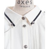 連釦×チェーン付ケープ風ブラウス | axes femme | 詳細画像25