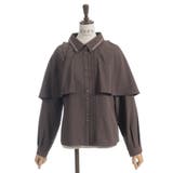 連釦×チェーン付ケープ風ブラウス | axes femme | 詳細画像26