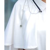 連釦×チェーン付ケープ風ブラウス | axes femme | 詳細画像7