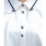 連釦×チェーン付ケープ風ブラウス | axes femme | 詳細画像8