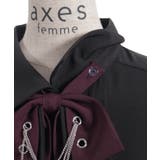 チェーン×リボン付ブラウス | axes femme | 詳細画像13