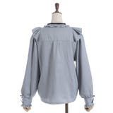 レースアップカフスブラウス | axes femme | 詳細画像10