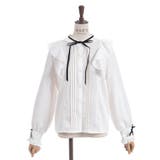 レースアップカフスブラウス | axes femme | 詳細画像17