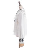 レースアップカフスブラウス | axes femme | 詳細画像18