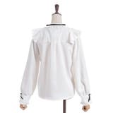 レースアップカフスブラウス | axes femme | 詳細画像19