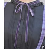 レースアップカフスブラウス | axes femme | 詳細画像5