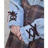 レースアップカフスブラウス | axes femme | 詳細画像7