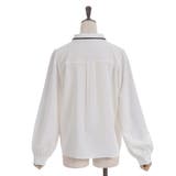 レースアップタイ付ブラウス | axes femme | 詳細画像17 