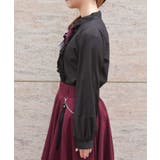 レースアップタイ付ブラウス | axes femme | 詳細画像2 