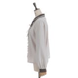 レースアップタイ付ブラウス | axes femme | 詳細画像23 