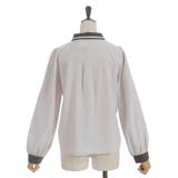 レースアップタイ付ブラウス | axes femme | 詳細画像24 