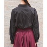 レースアップタイ付ブラウス | axes femme | 詳細画像3 