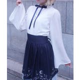 トゥインクル刺繍フレアＢＬ | axes femme | 詳細画像1 